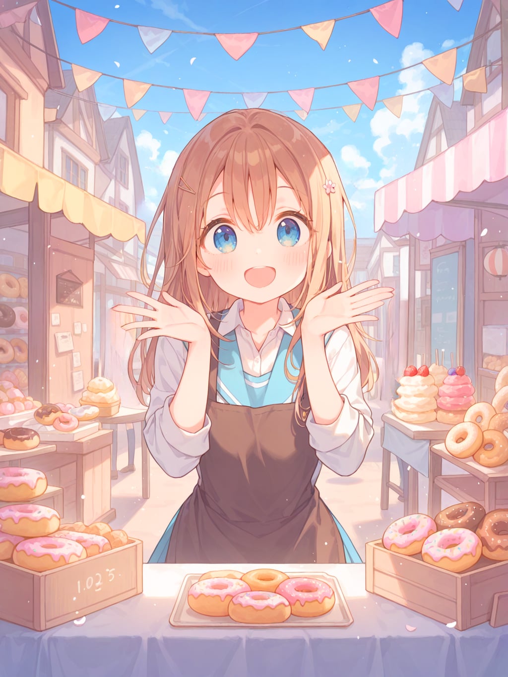 焼き立てのドーナツはいかが？