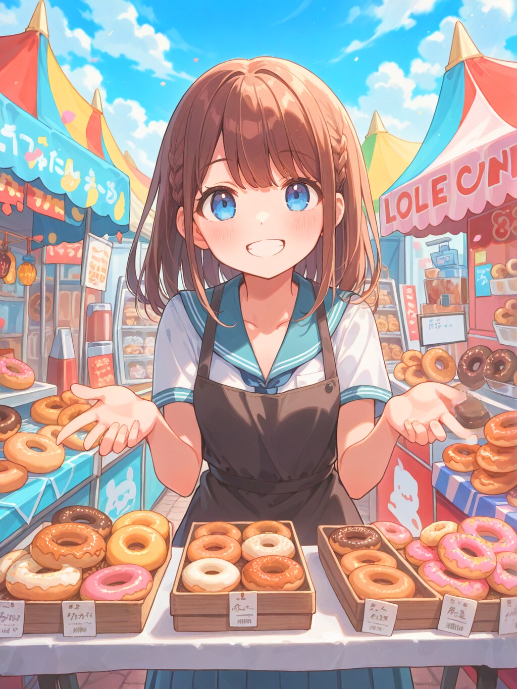 焼き立てのドーナツはいかが？