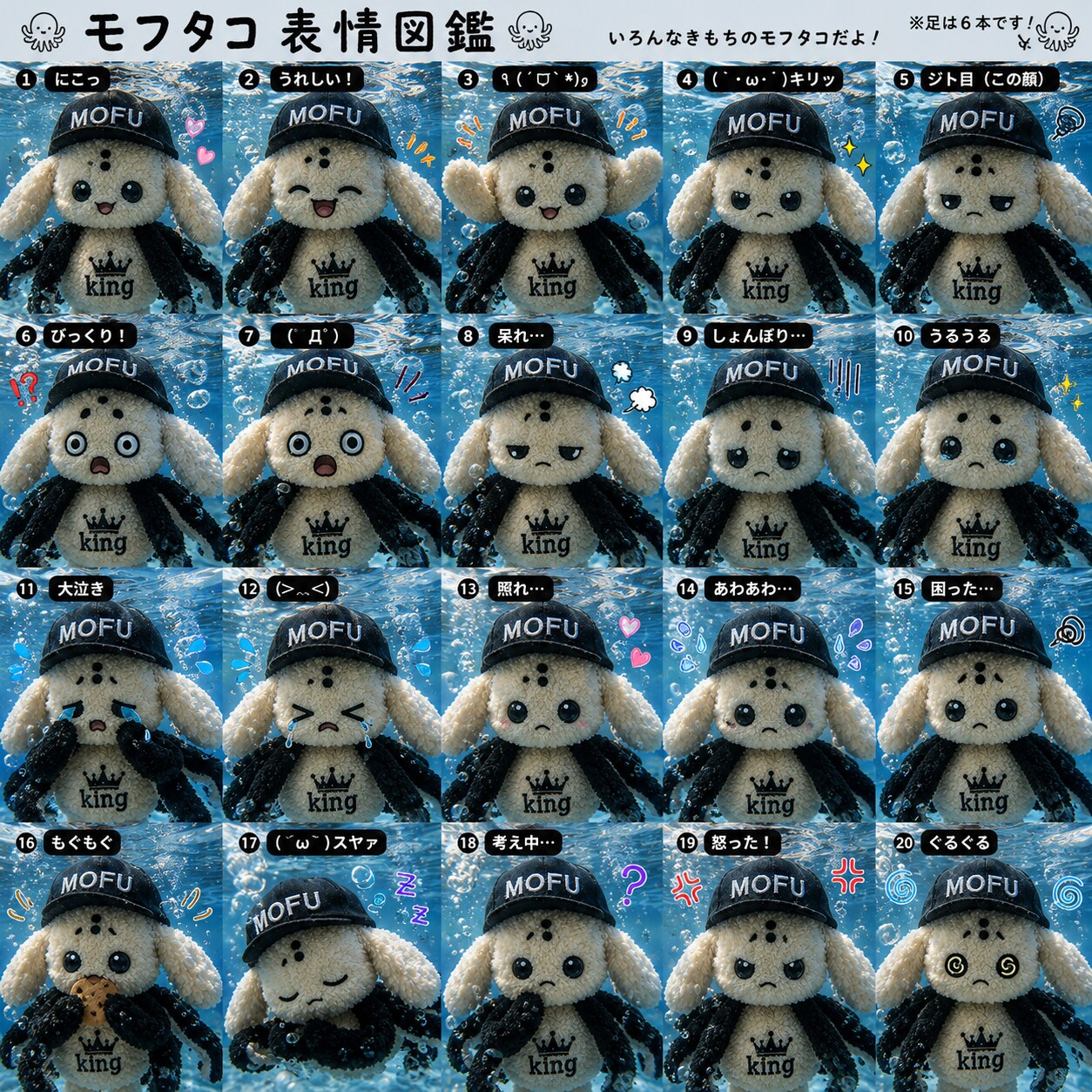 モフタコ表情一覧