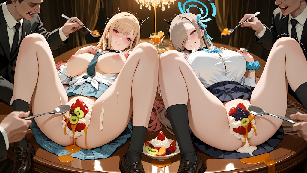 女体盛り　一之瀬アスナ　喜多川海夢