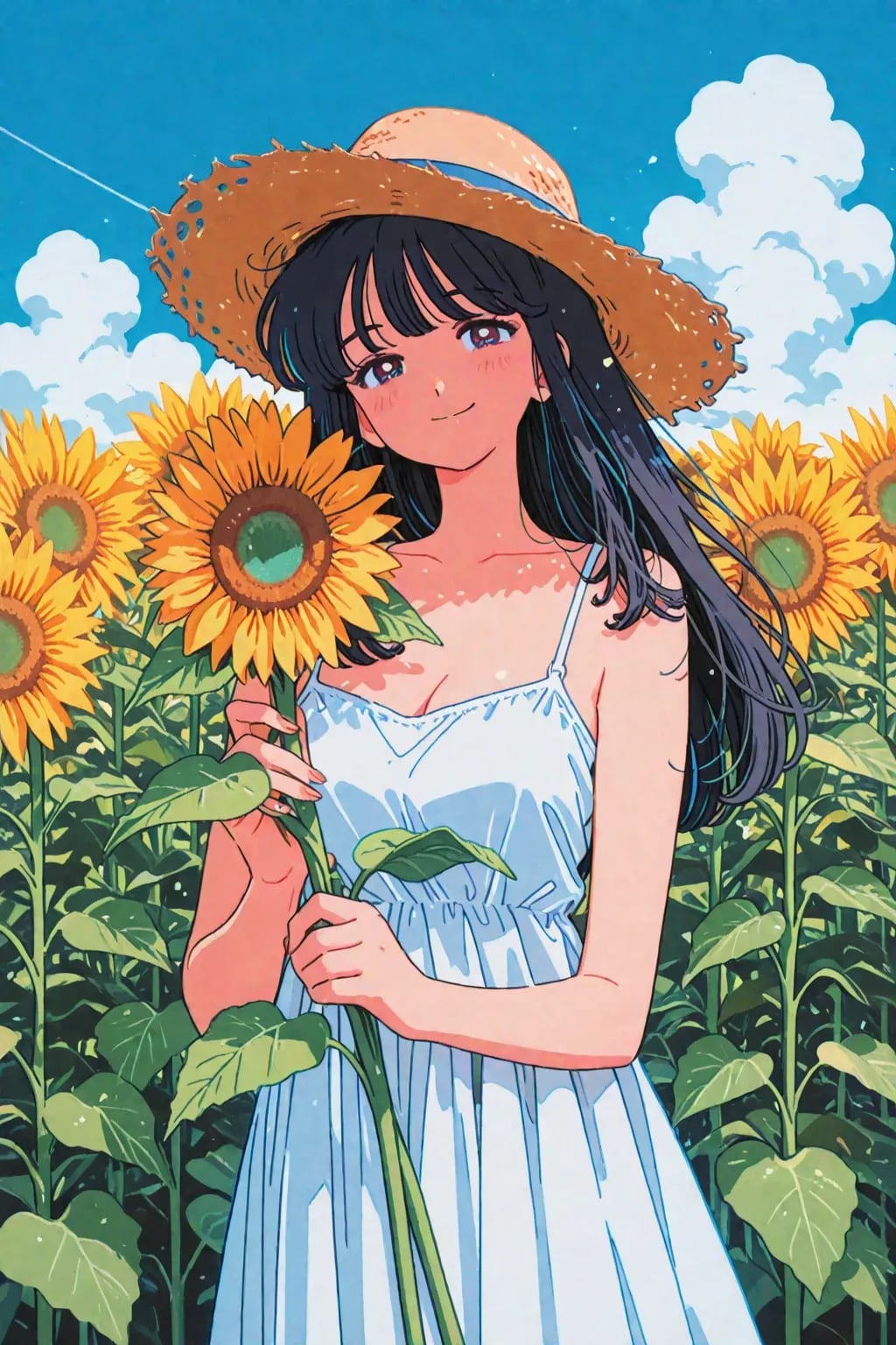 ひまわり畑 | の人気AIイラスト・グラビア