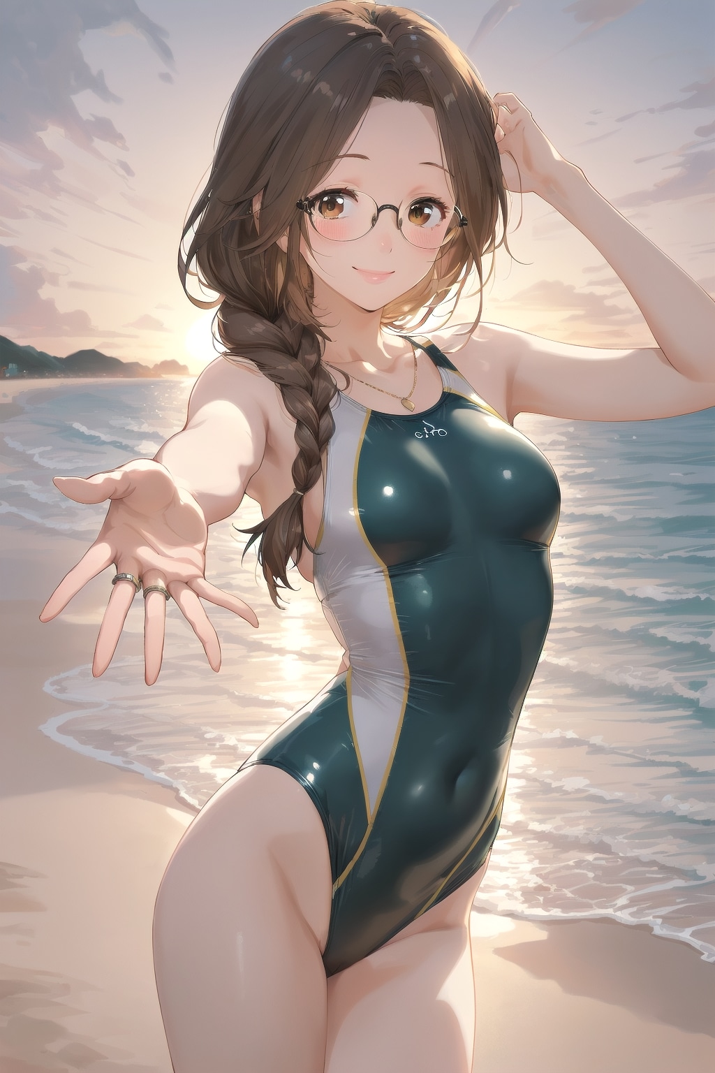 眼鏡三つ編み姉妹のお母さん・まなみさん