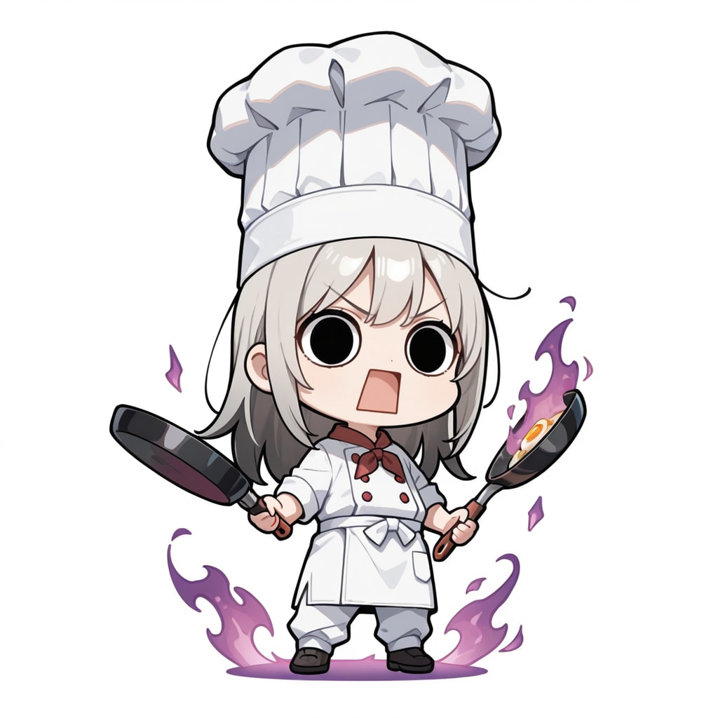 フライパンを装備してしまいよったえらいこっちゃ嬢 | の人気AIイラスト・グラビア