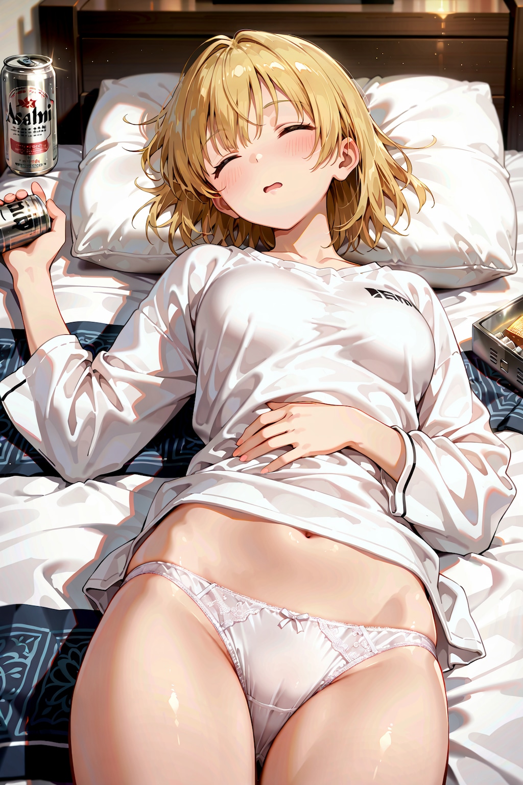 宅飲みハプニング♪～先輩の無防備な寝顔～ Z616