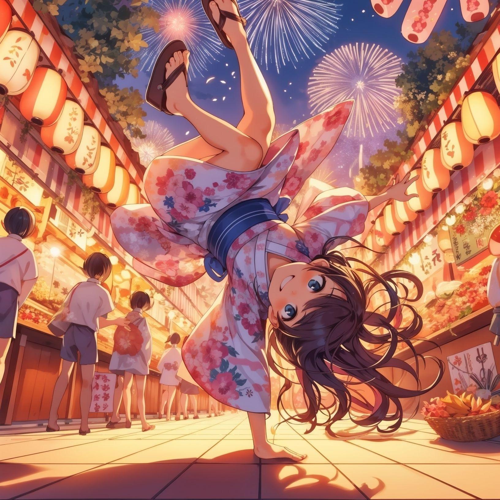 打ち上げ花火上から見るか下から見るか | の人気AIイラスト・グラビア