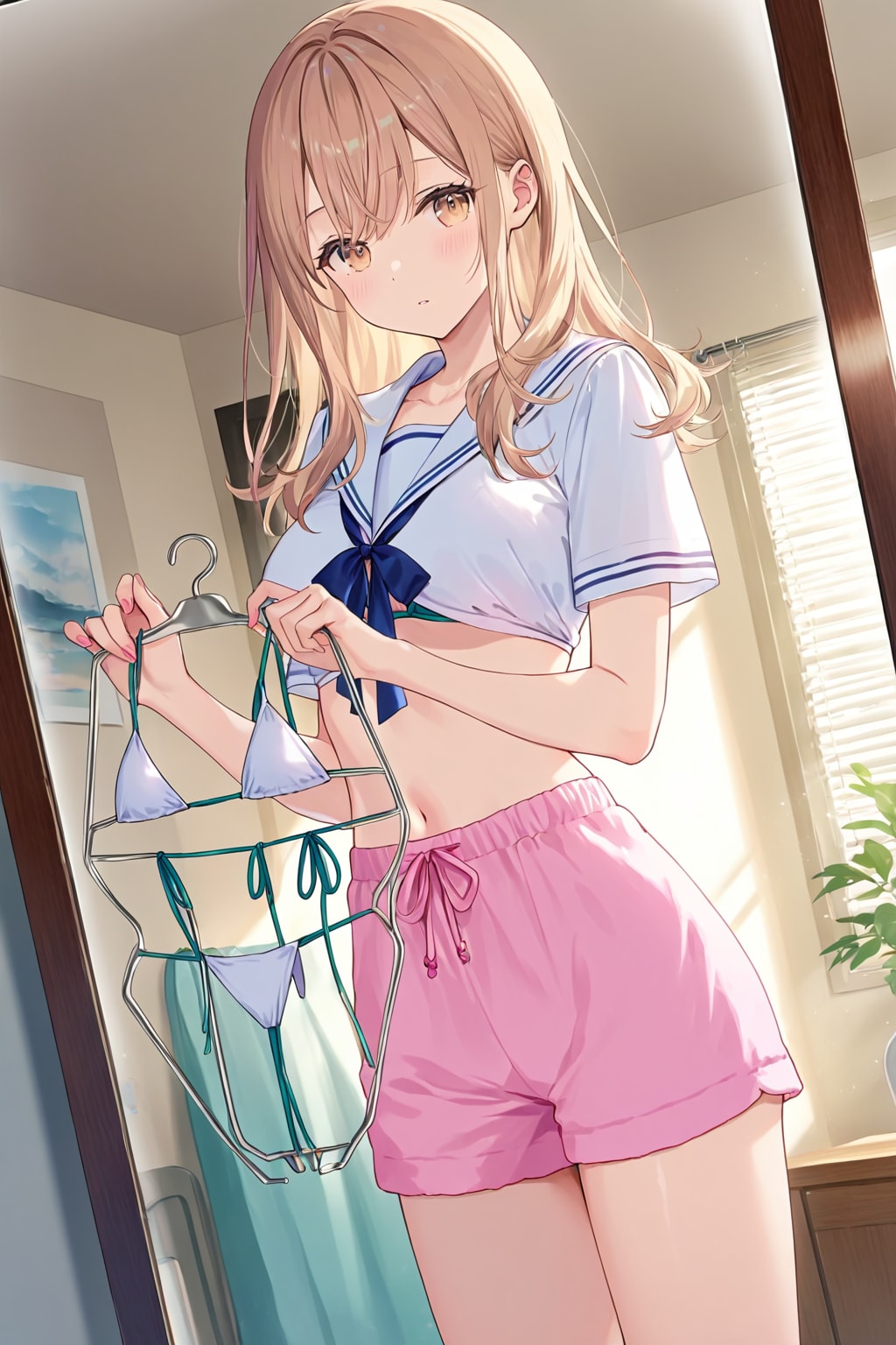 水着試着……？