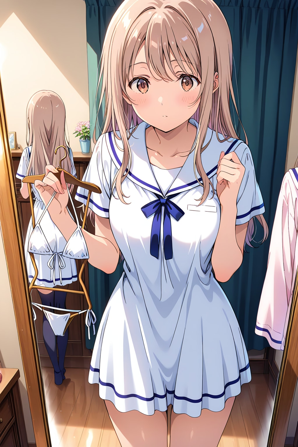 水着試着……？