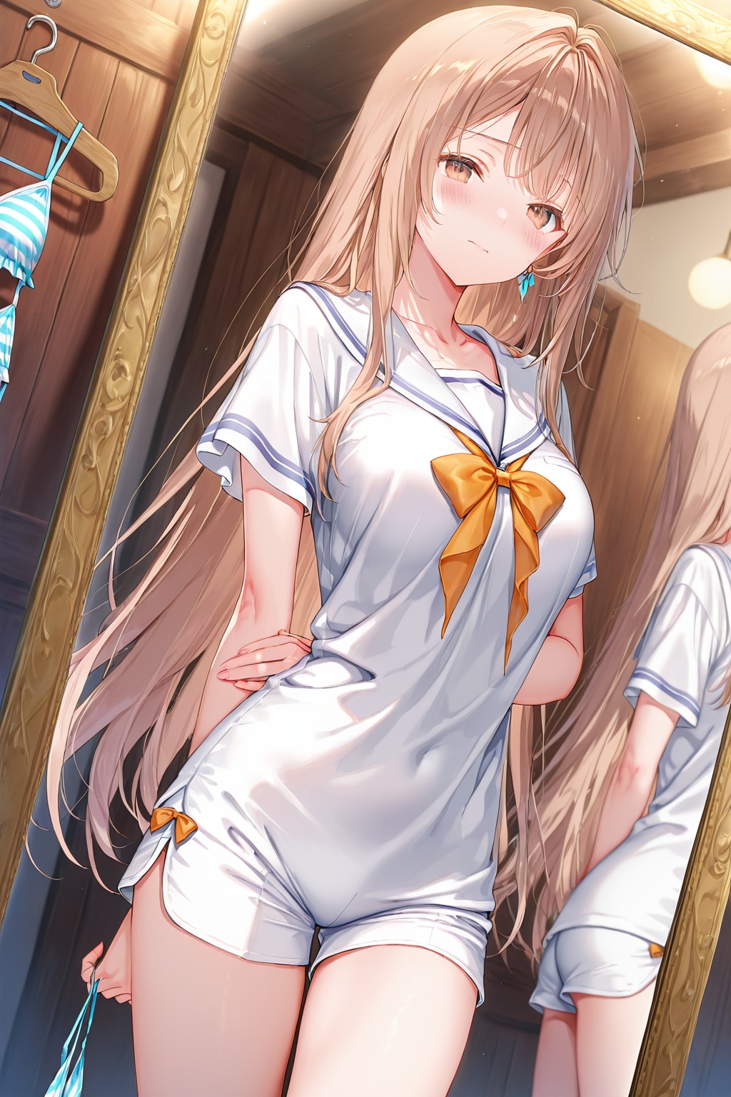 水着試着……？