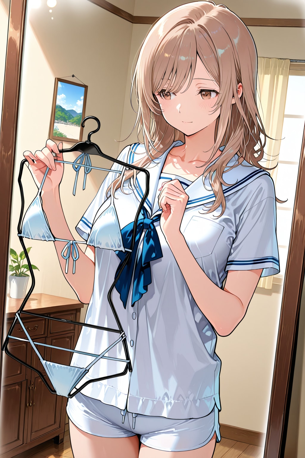 水着試着……？
