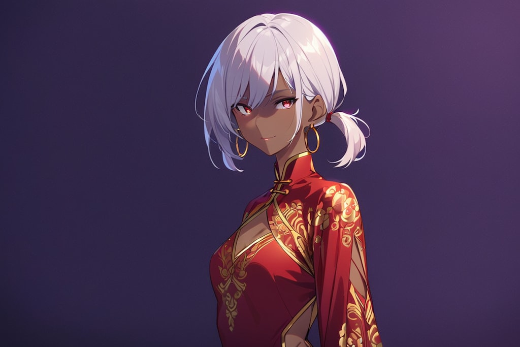 チャイナドレス娘2025④