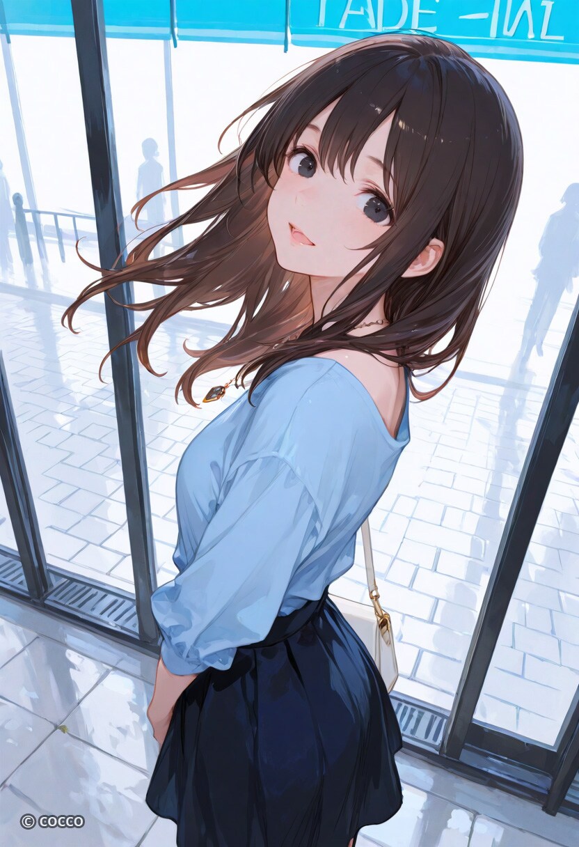 振り向いて