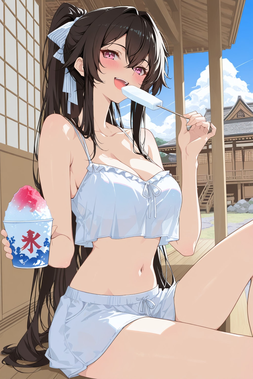 最近暑いので