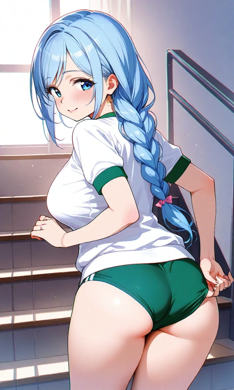 ユズリハさんのブルマのお尻