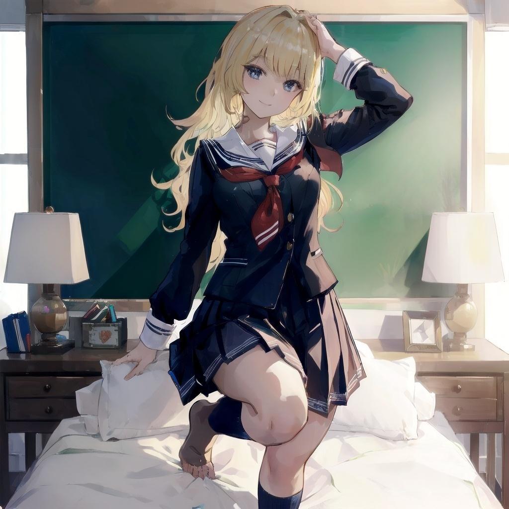 「ベッドの上の授業、お願いします💗」