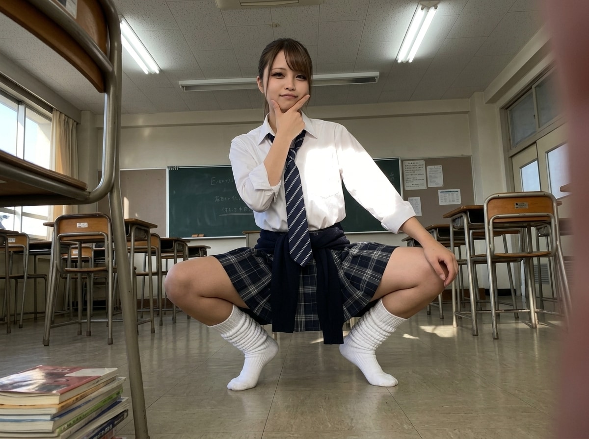 ガニ股ギャル