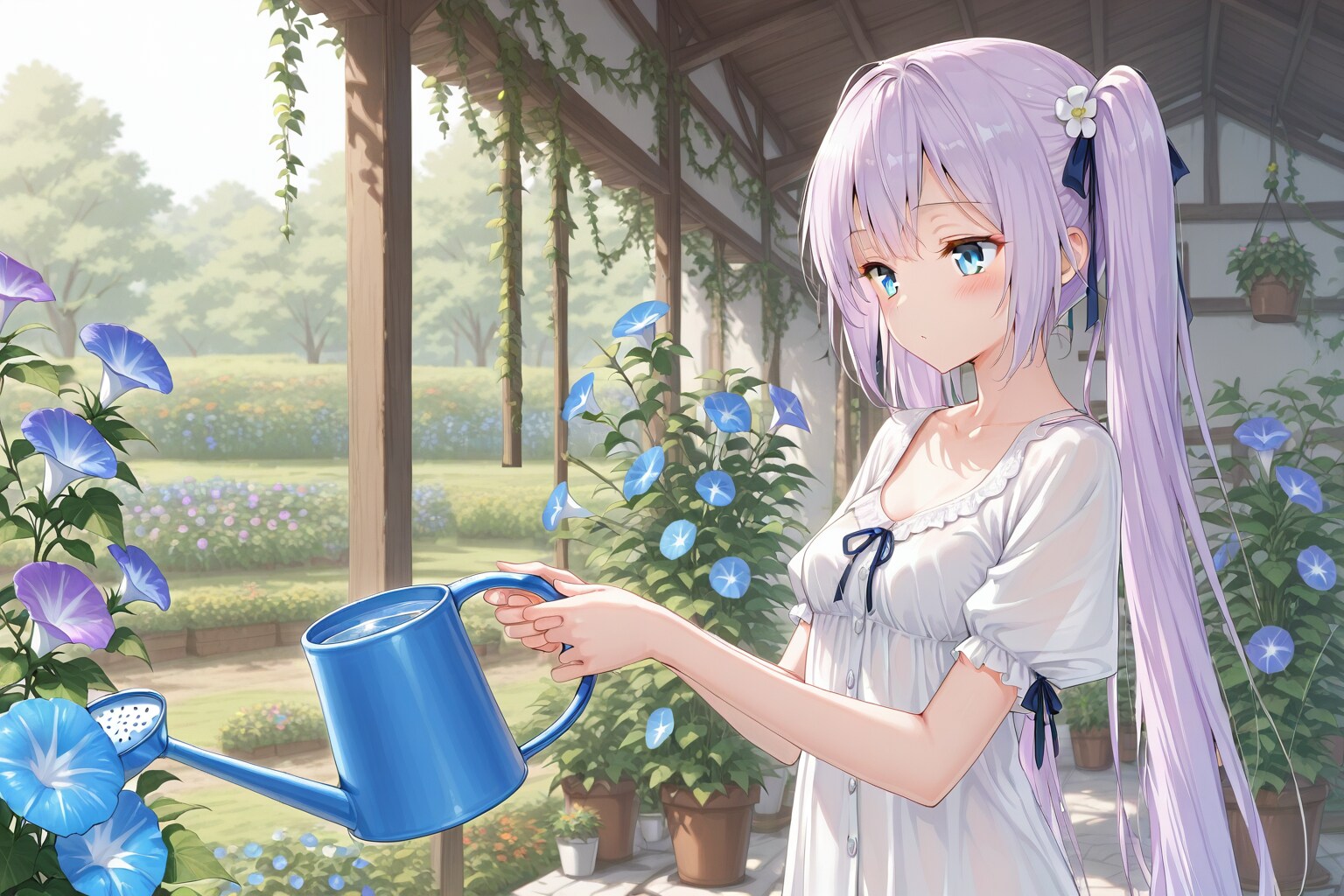 朝顔260825 | の人気AIイラスト・グラビア