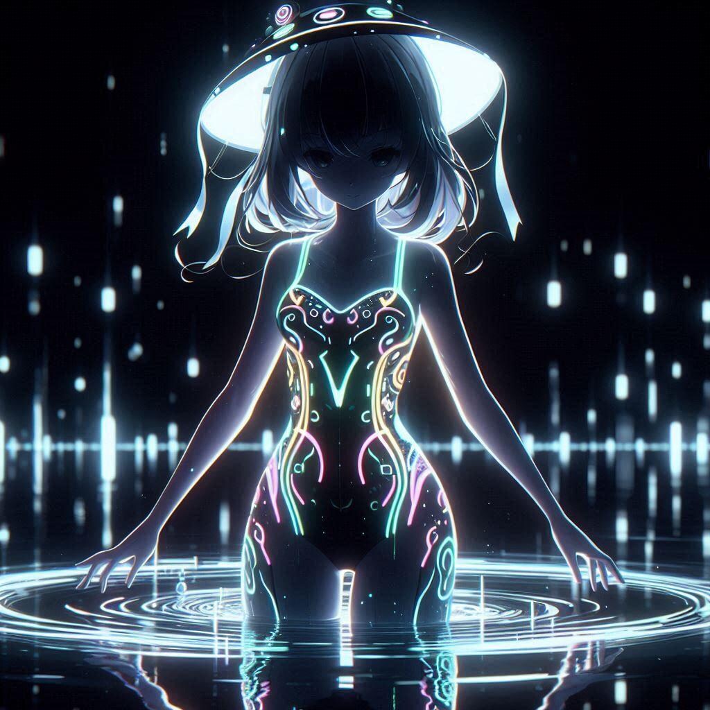 夜光水着コレクション〜電子世界〜