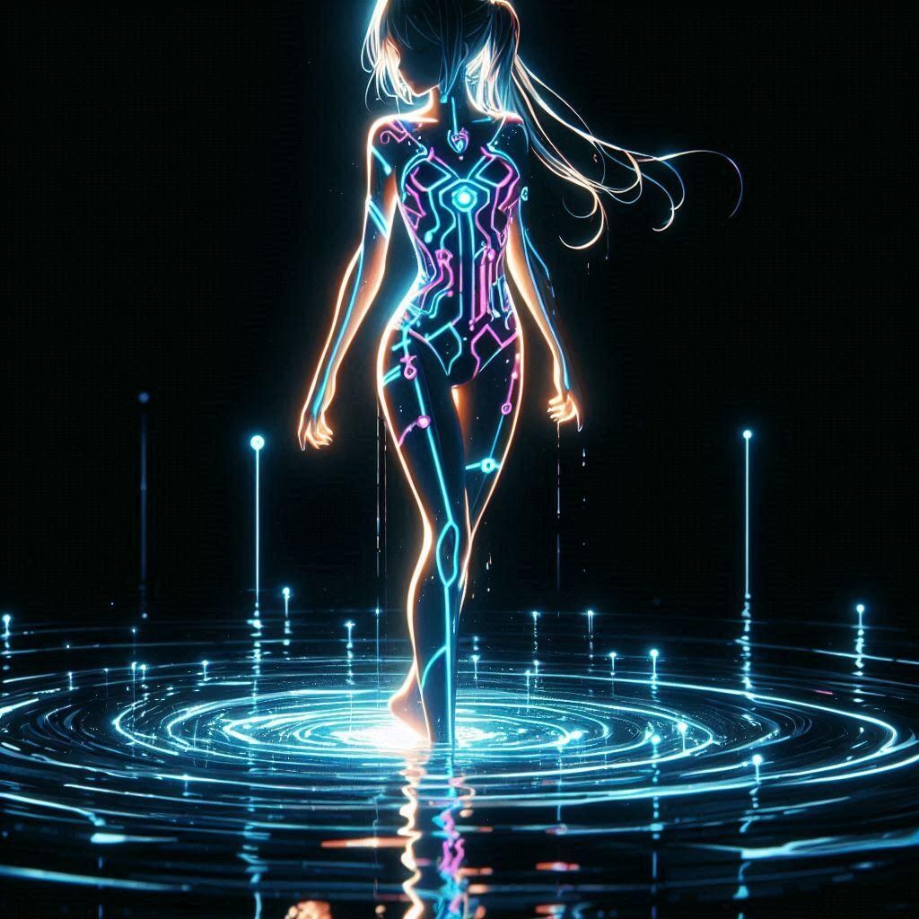 夜光水着コレクション〜電子世界〜