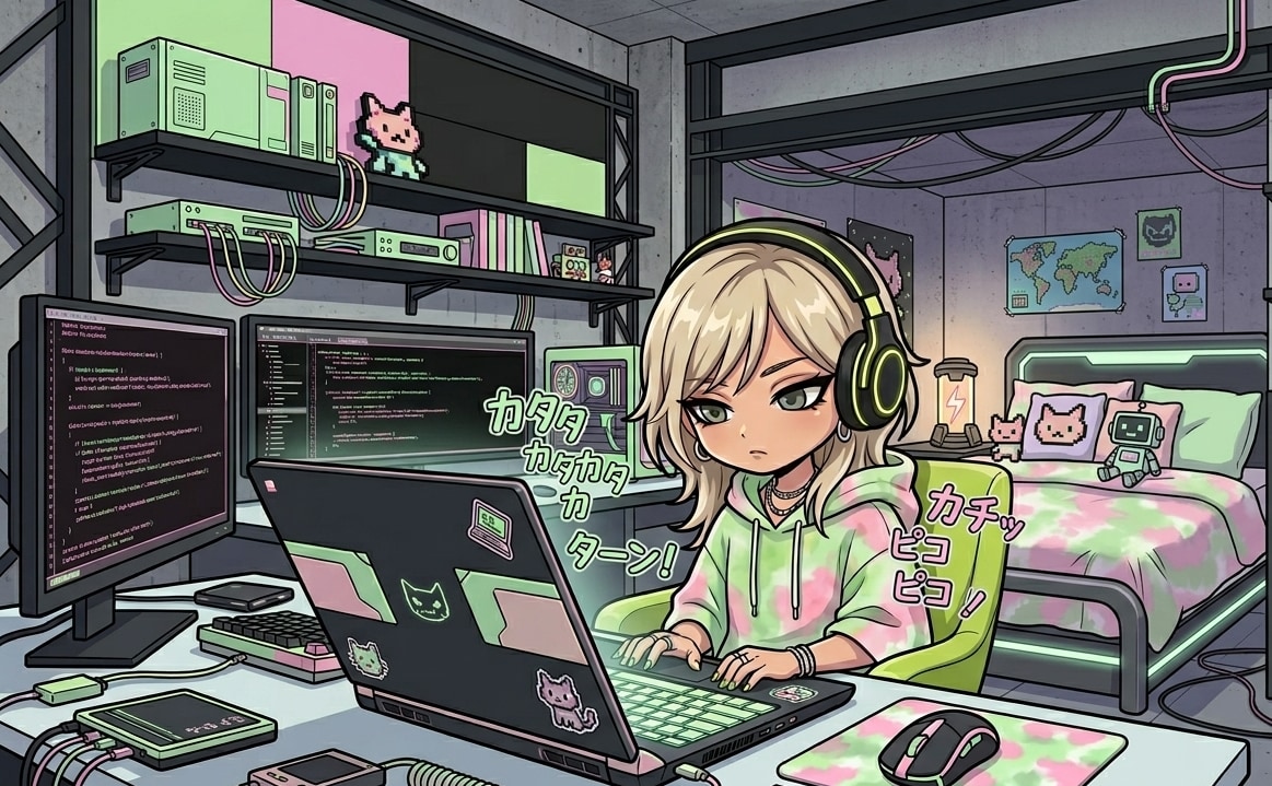 ハッカー風（ゆな）