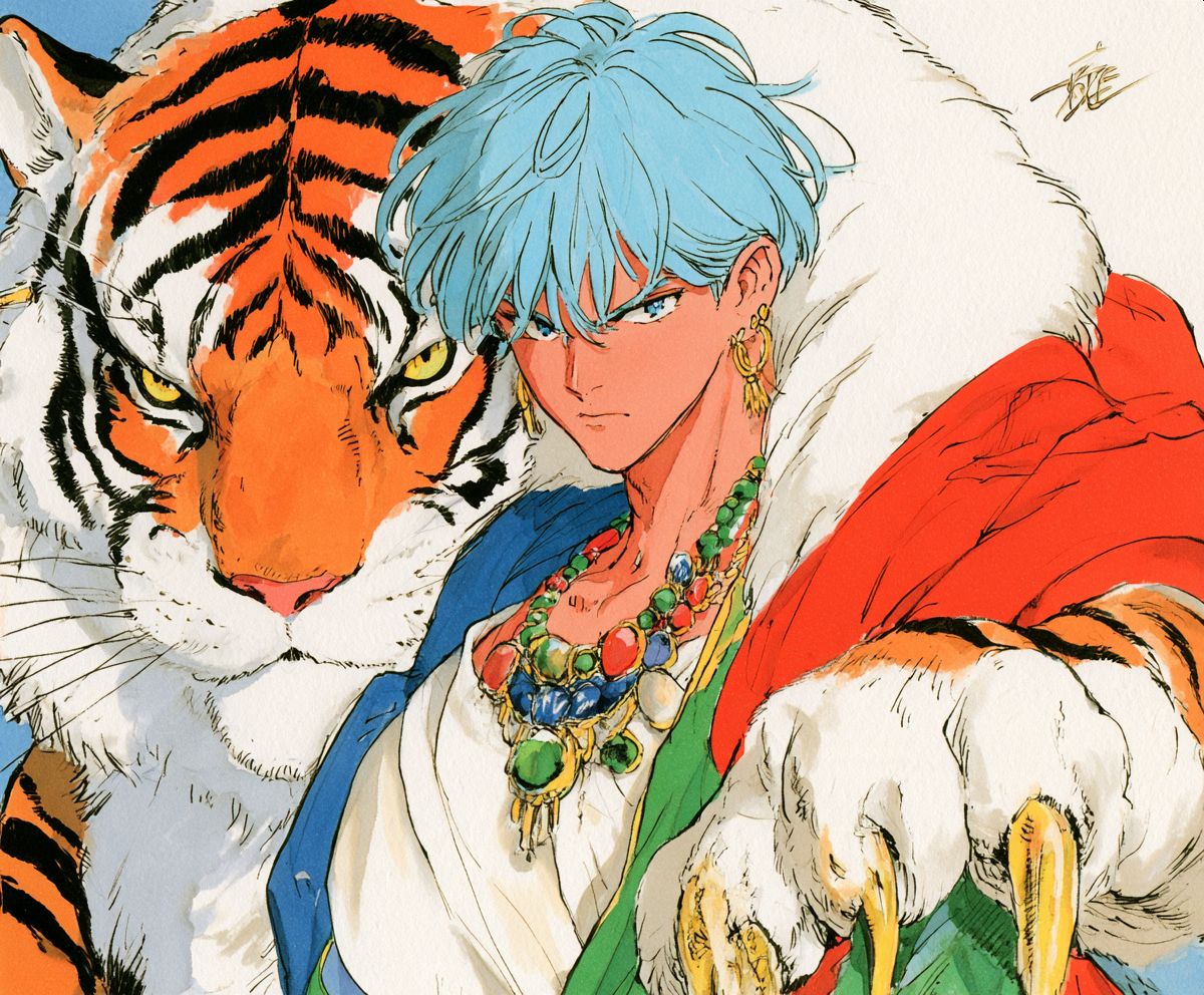 ２体の虎 | の人気AIイラスト・グラビア