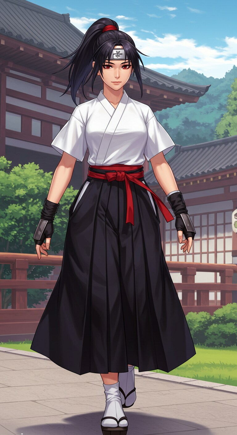 和装武闘派女探偵　（ImageFX土産）