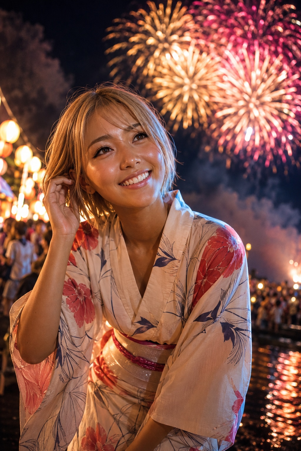 今日はいろんなところで花火大会