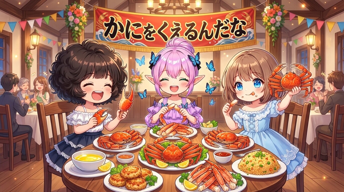 かにをくえるんだな１周年協賛 | の人気AIイラスト・グラビア