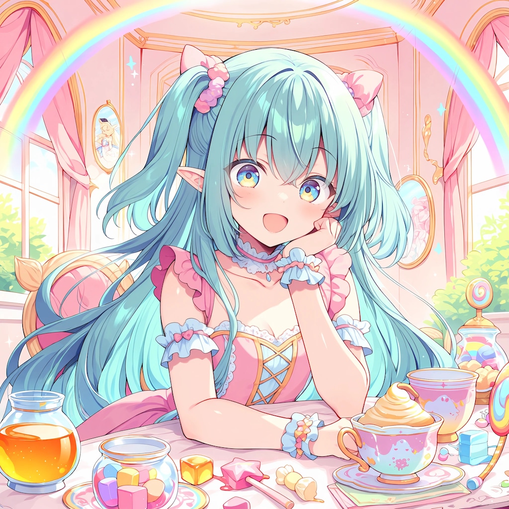 ゆめかわ？　竜娘さん人間形態