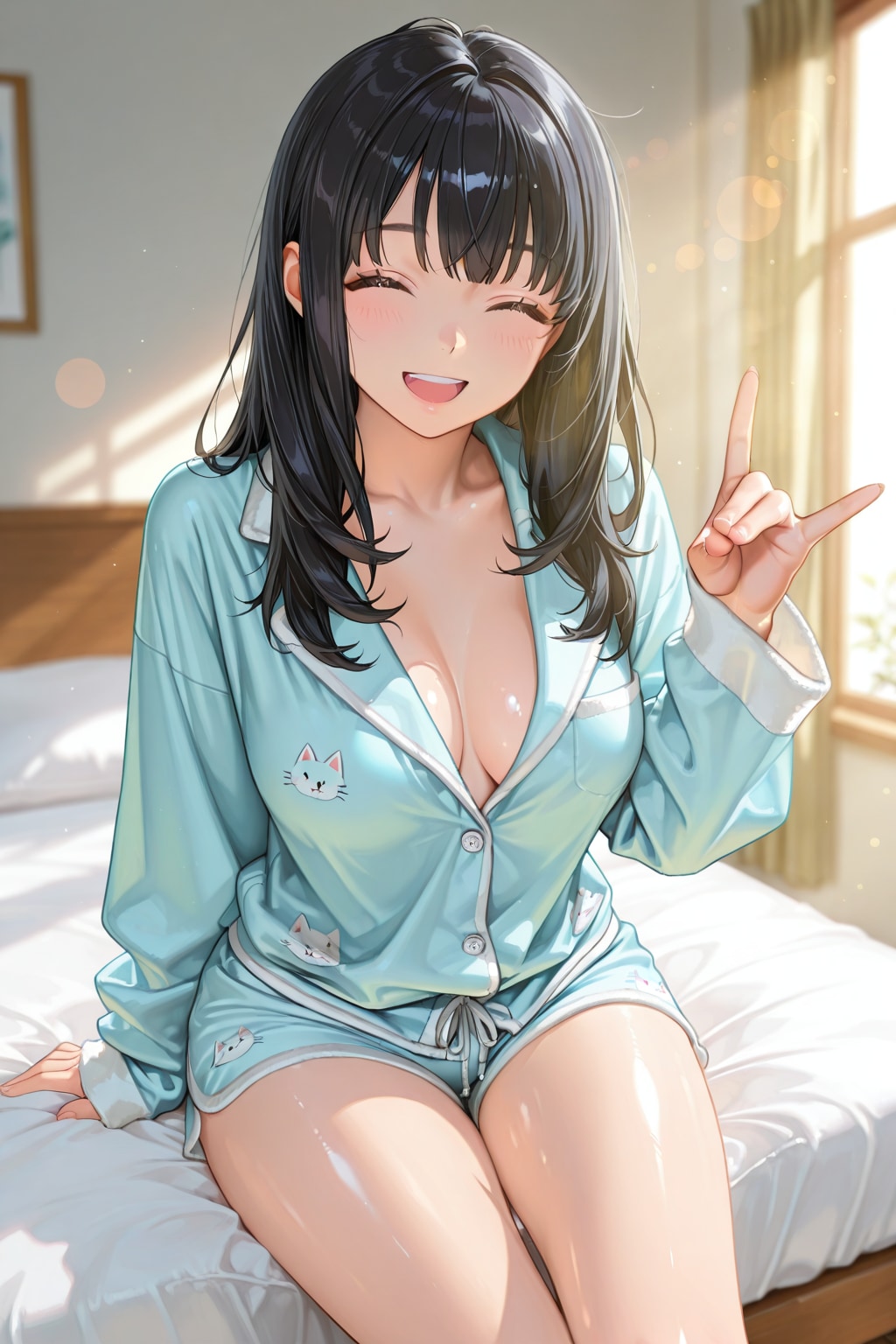 「おはよー、こんこんっ♪」