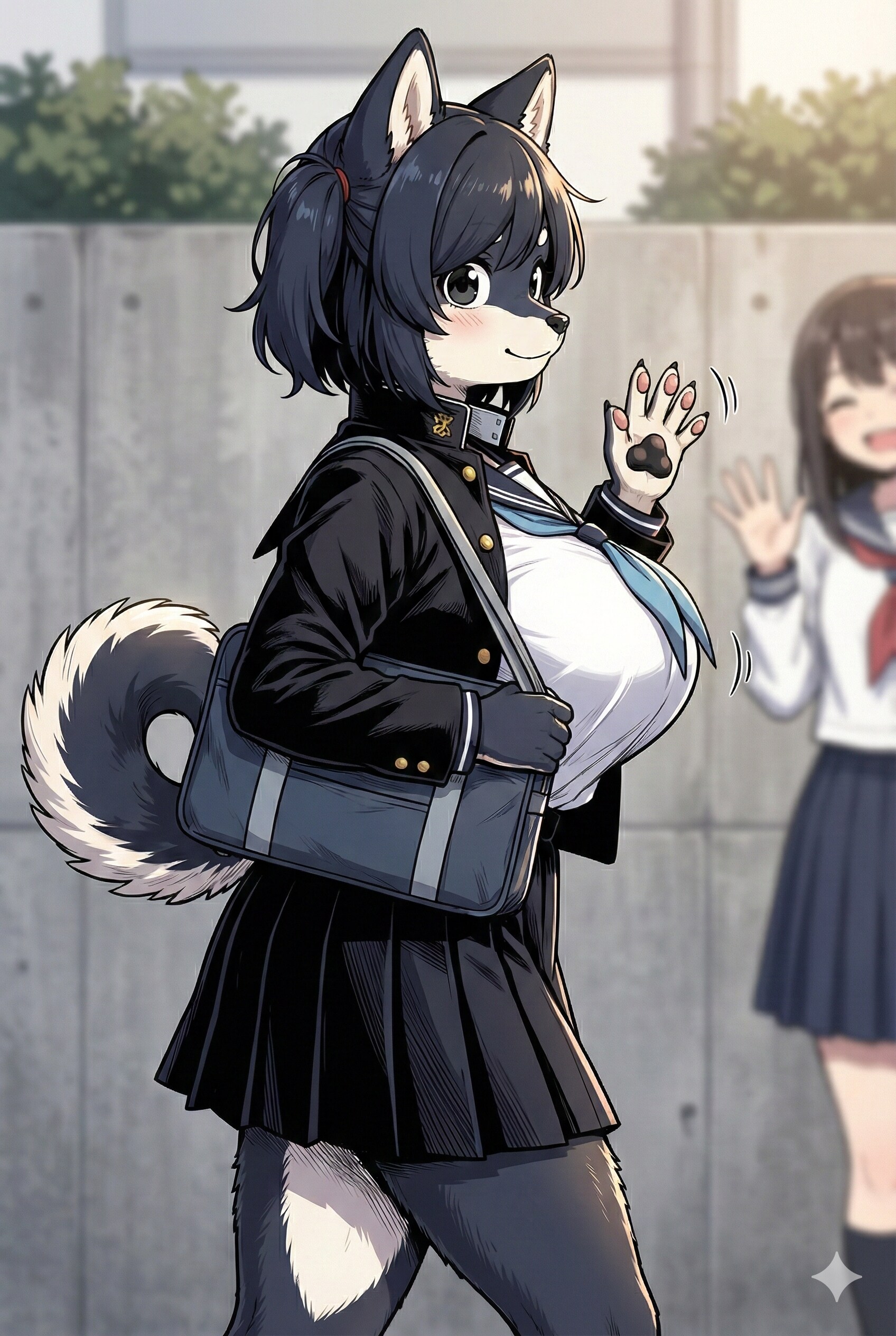 通学中