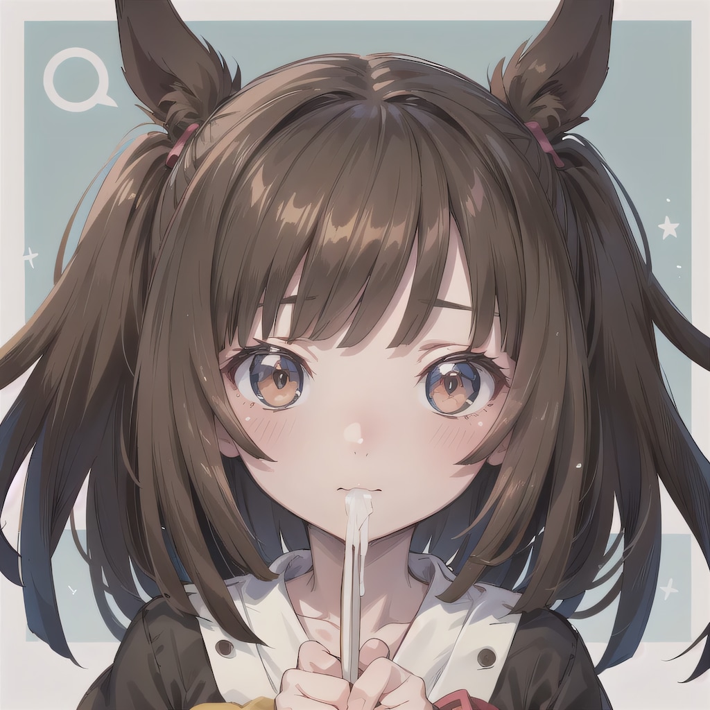 茶髪ボブのミニキャラ２