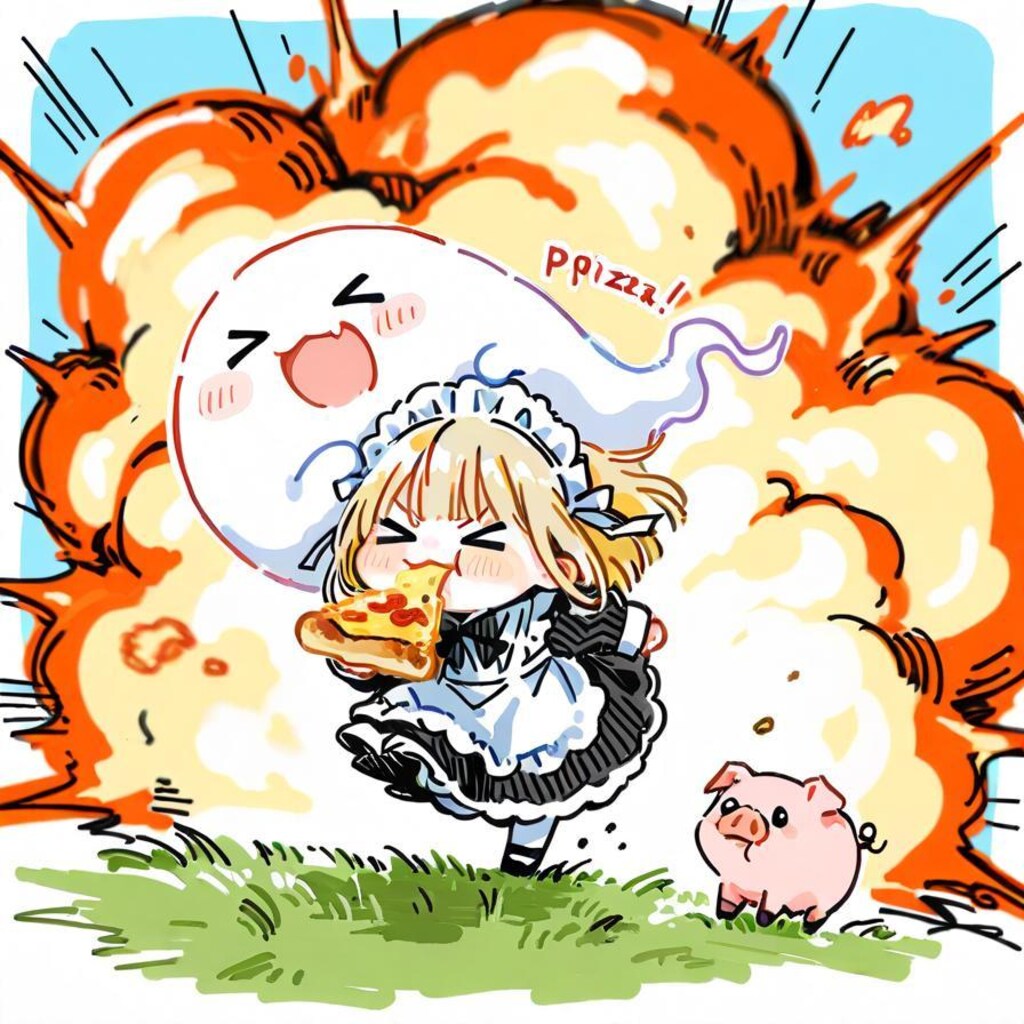 豚さんと一緒やでぇー！✨( >ω<)🐷👻✨