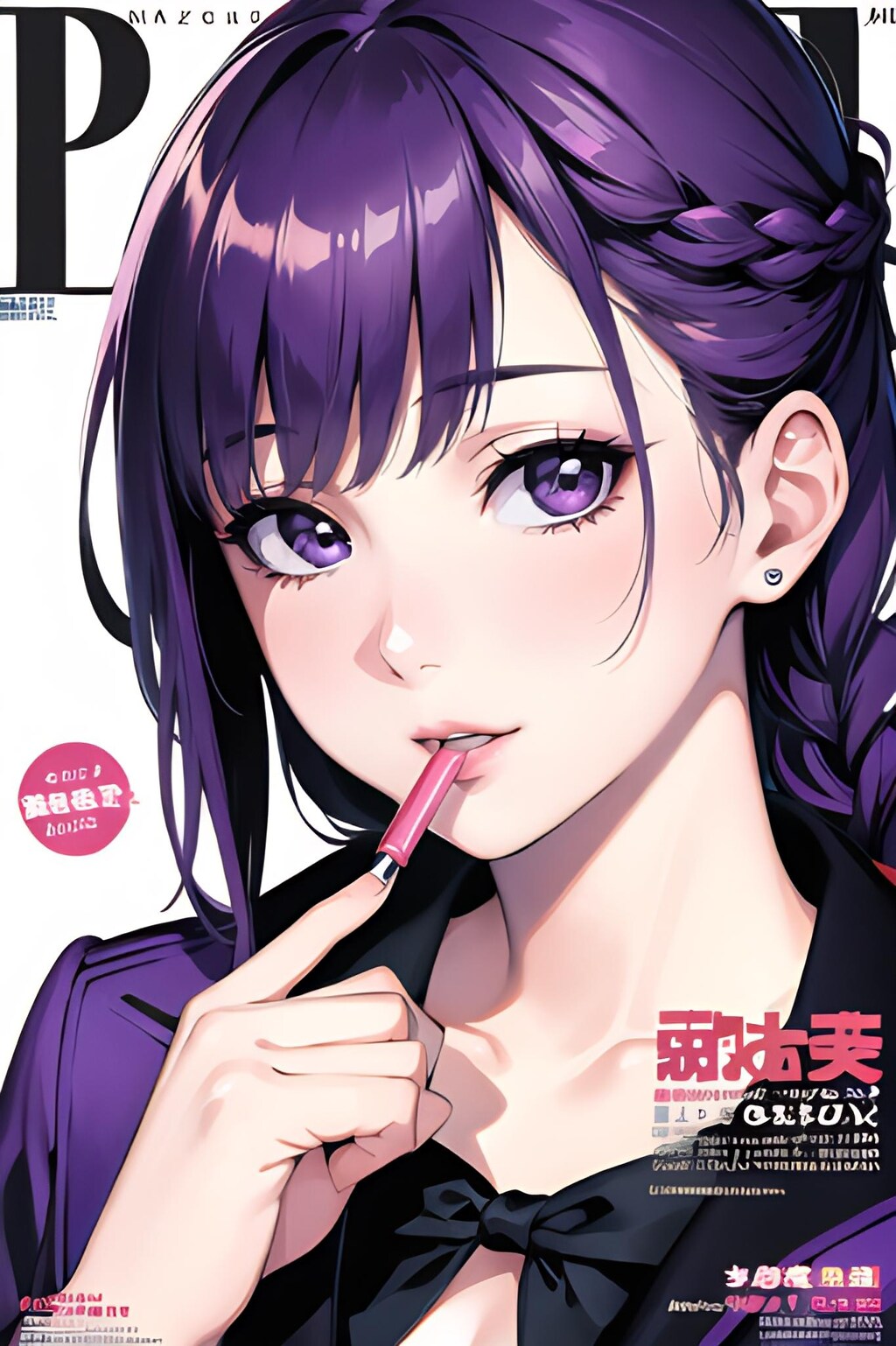 雑誌の表紙風な女の子
