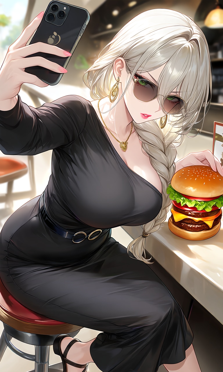 覚悟の自撮り