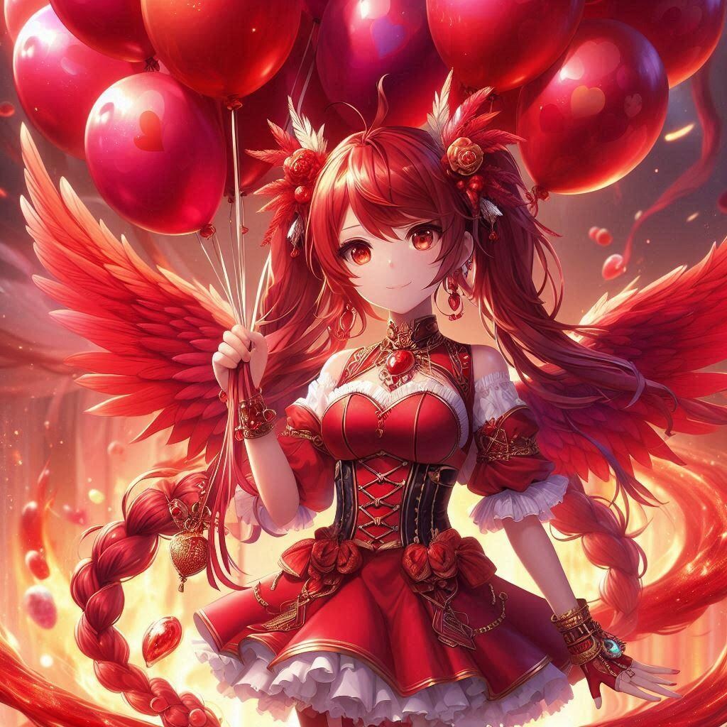 第8の風船天使 赤風船のフェニックスバルーン