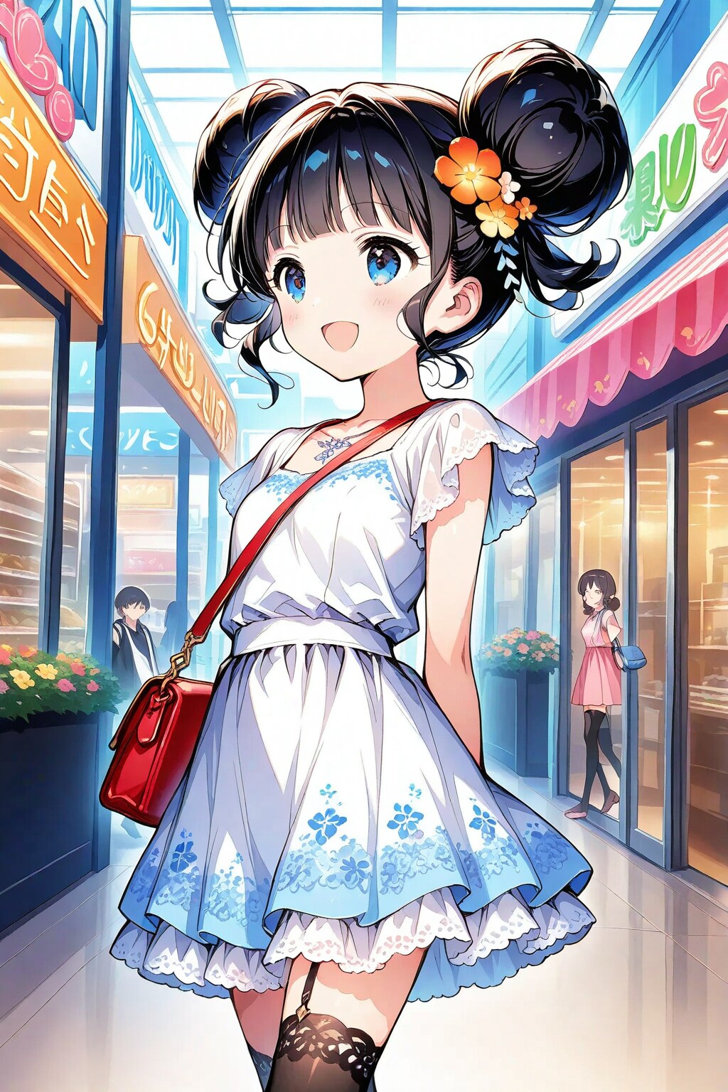 ショッピングなおだんごちゃん🍡✨ | の人気AIイラスト・グラビア