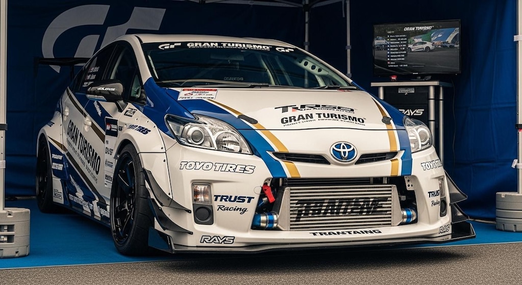 トーヨータイヤプリウスのドリ車