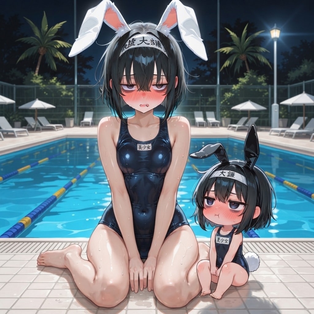 兄ちゃん…やっぱりやらなきゃなの？🐰👙