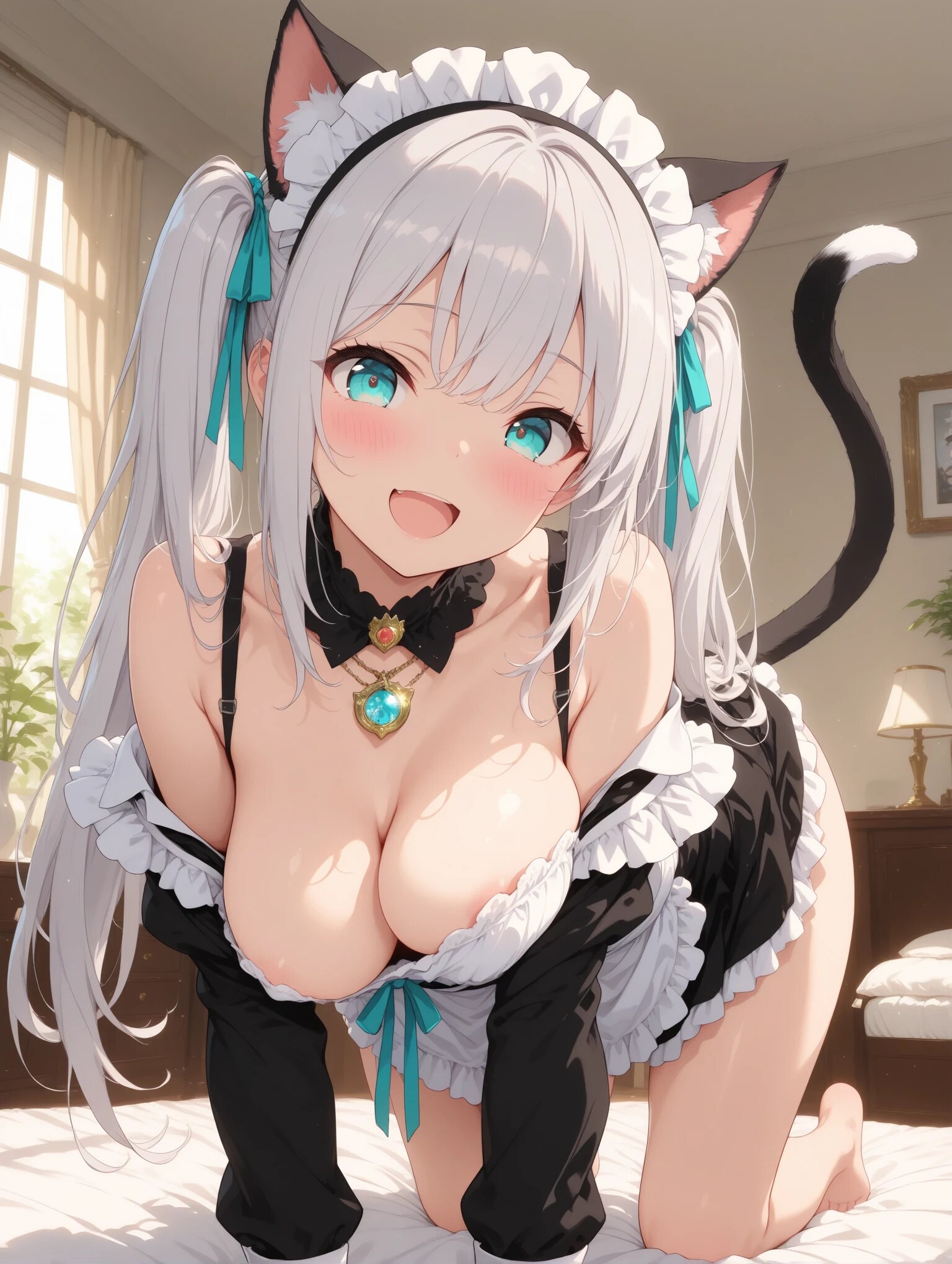 妖艶な猫耳メイドcilucilu💓