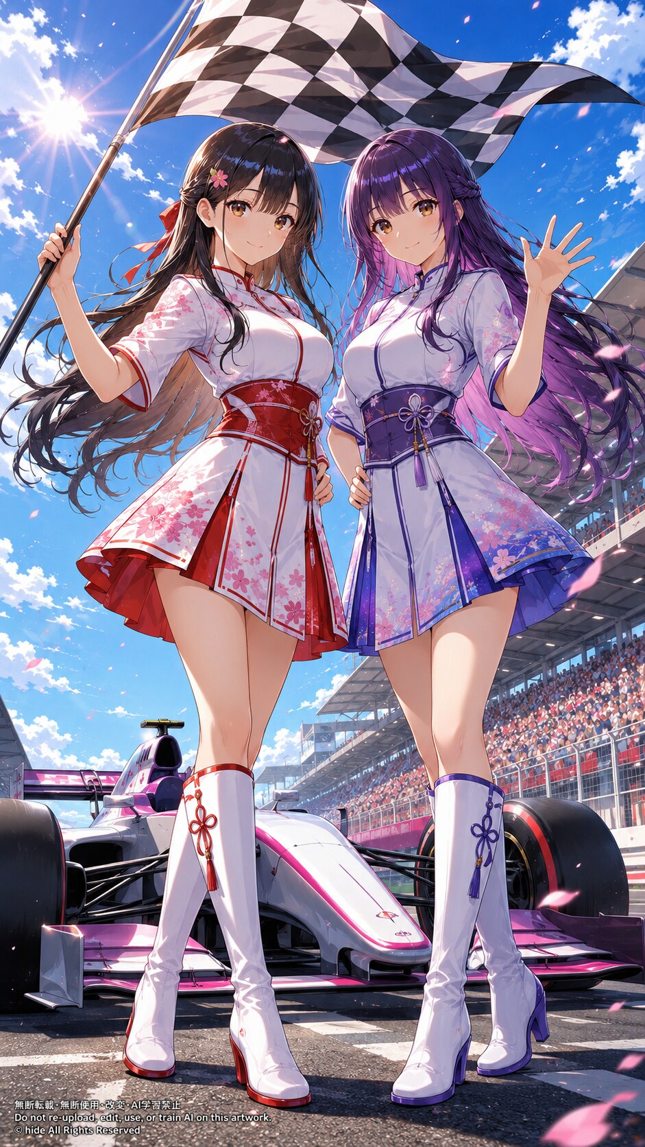 サーキットの勝利を彩って🏁✨ | の人気AIイラスト・グラビア
