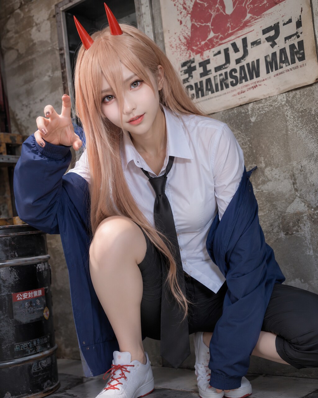 チェンソーマン パワーのコスプレ