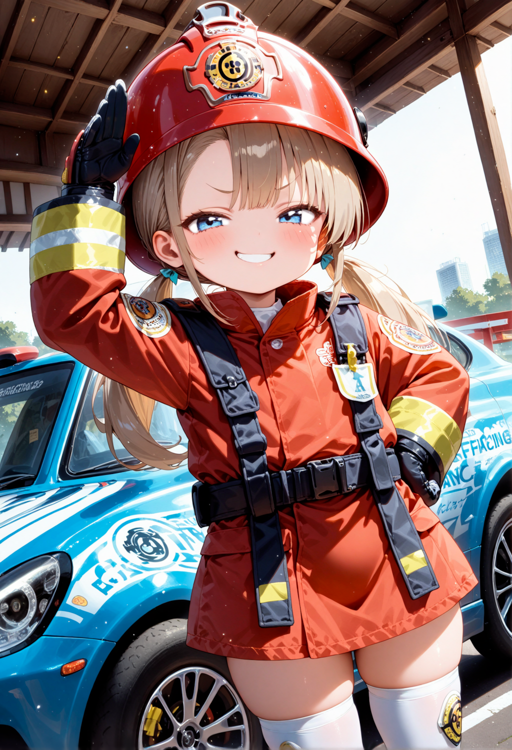 コレは巨乳熟女のイラストです ／ This is an illustration of a mature woman with large breasts.