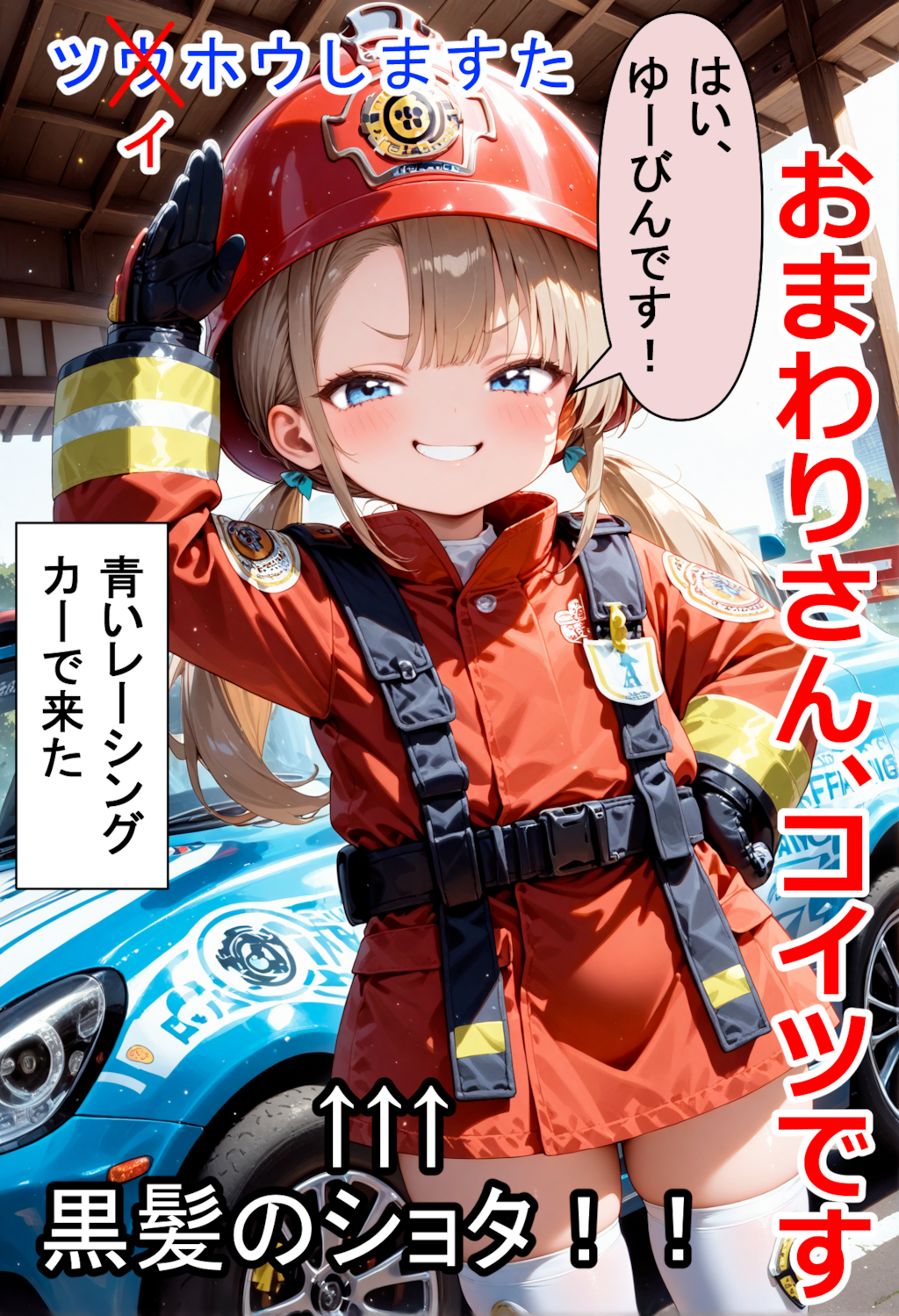 コレは巨乳熟女のイラストです ／ This is an illustration of a mature woman with large breasts.