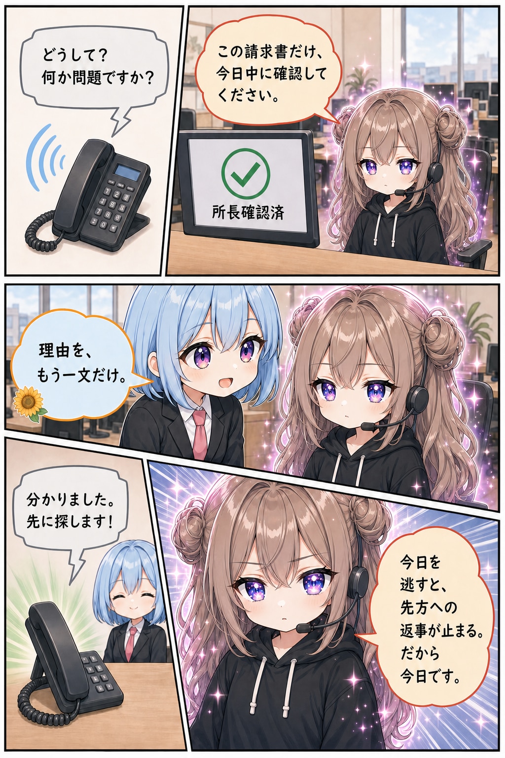 一時間遅刻、星の瞳で逆転