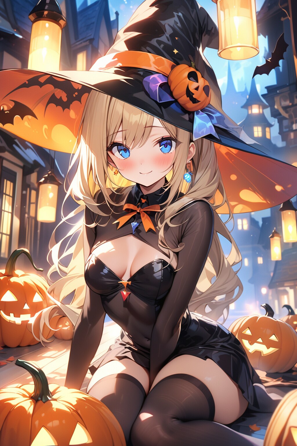 金髪ハロウィン４ | の人気AIイラスト・グラビア