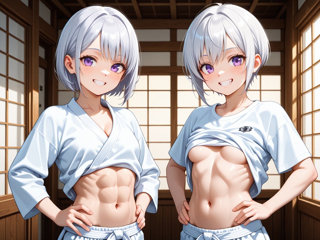 鍛えてますから♡