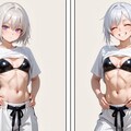 鍛えてますから♡ 4枚目