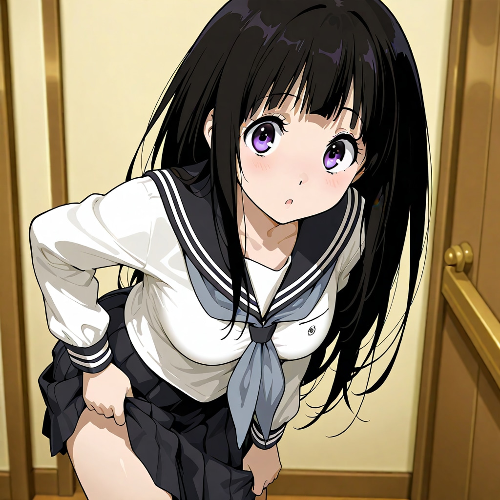 千反田えるのパンチラ