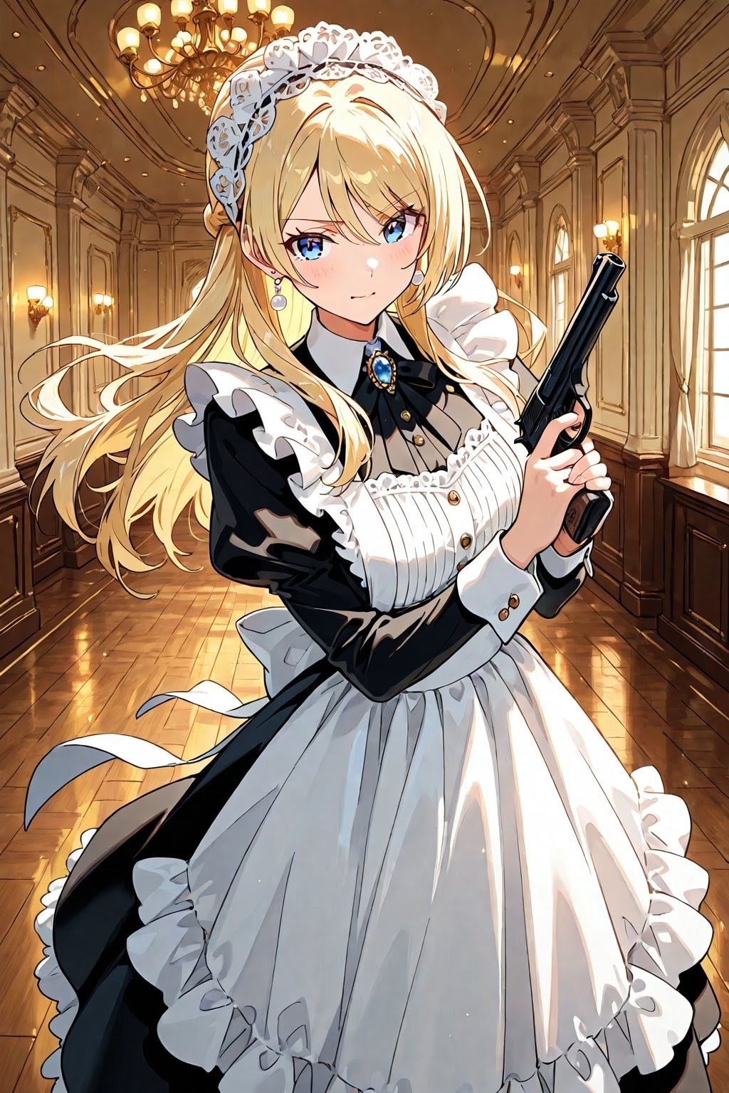 メイドと銃