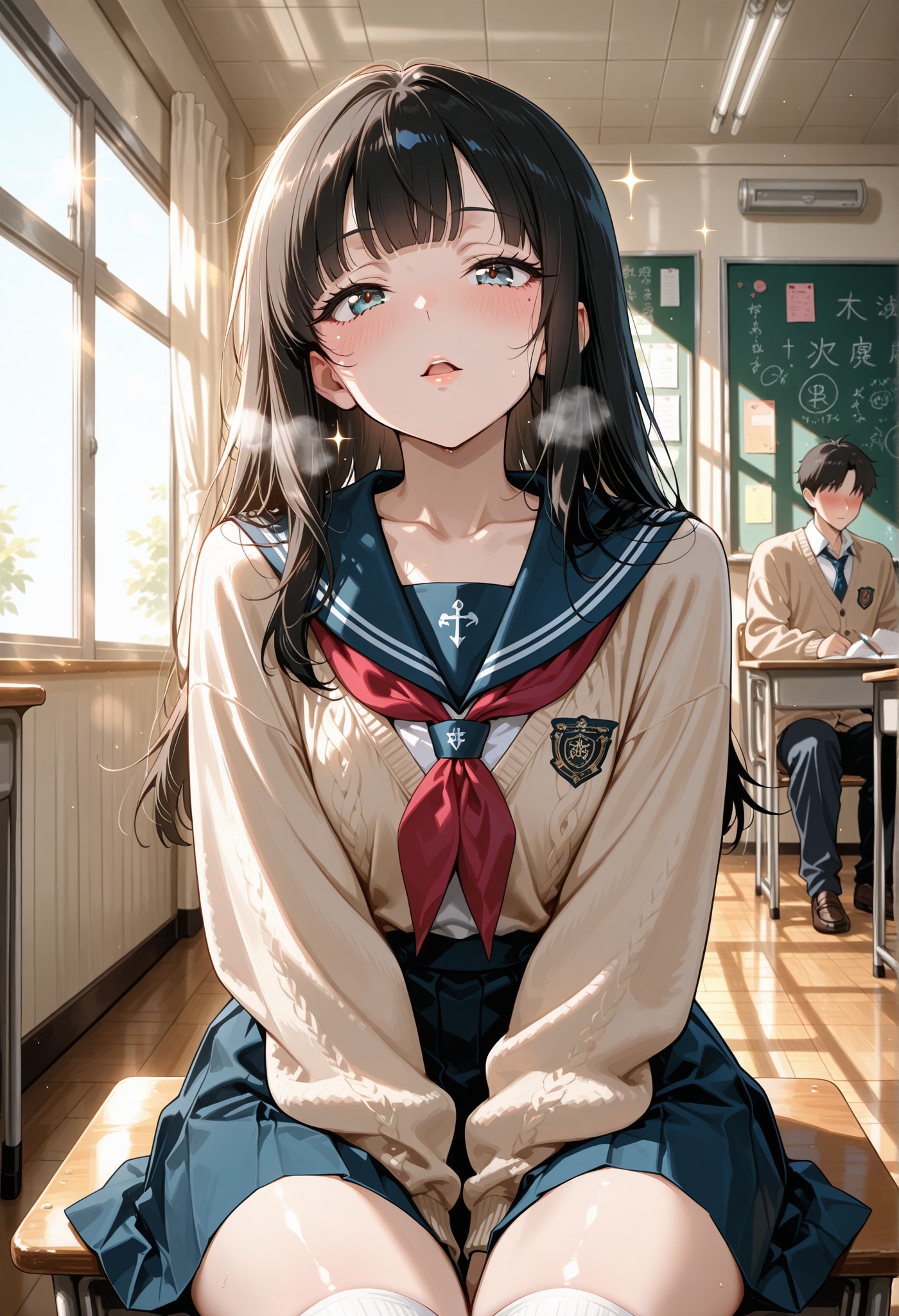 制服カーディガン